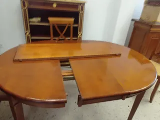 Mesa comedor extensible madera