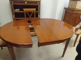 Mesa comedor extensible madera