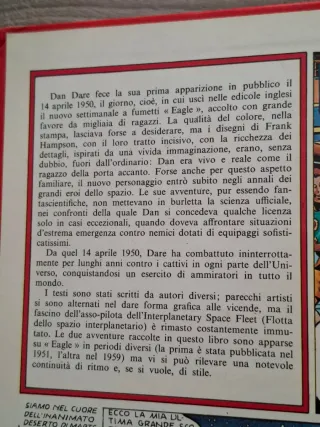 Albo a fumetti "Dan Dare l'eroe del cosmo"