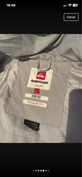 Chaqueta Quiksilver Gore-Tex Talla L
