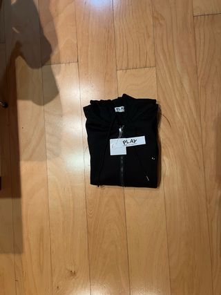 Sudadera Negra Cremallera Comme des Garçons