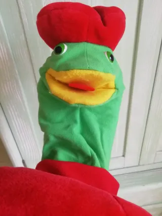 Peluche manzana guiñol