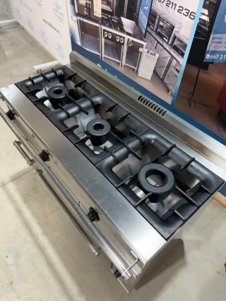 Cocina Industrial 3 Fuegos con Horno