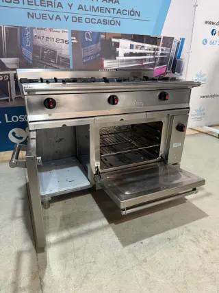 Cocina Industrial 3 Fuegos con Horno