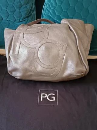 Bolso Purificación García Plateado