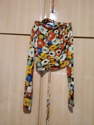 Camiseta estampada floral