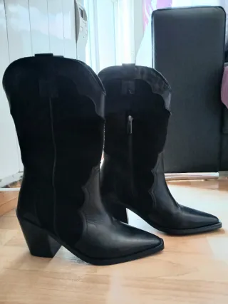 Botas camperas Roberto Torreta piel negros