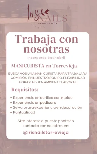 Se busca manicurista