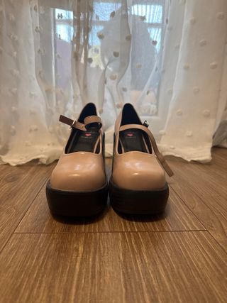 Merceditas Beige/Rosa