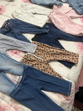 Set pantaloni bimba 9/12 mesi