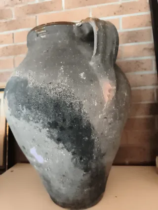 Cántaro antiguo de 2 asas