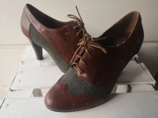 Zapatos tacón Pilar Abril Marrón Talla 41