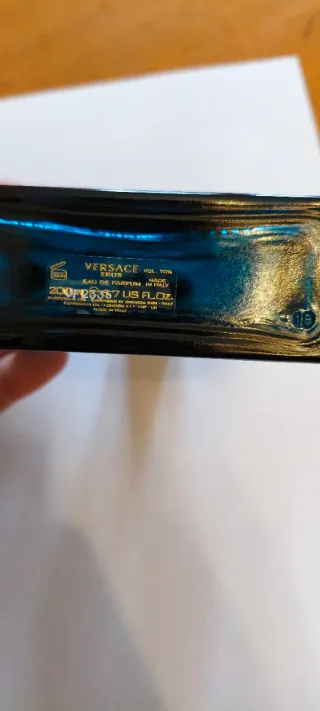 Bottiglia vuota Versace Eros