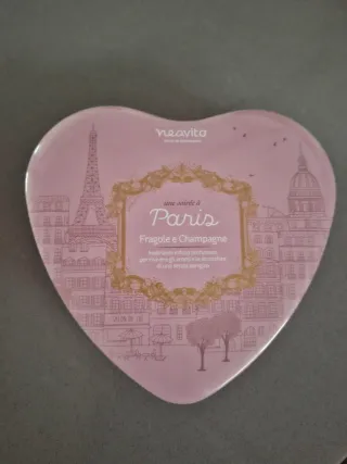 2 scatole a cuore in metallo