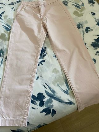 Pantalón chino rosa talla 26