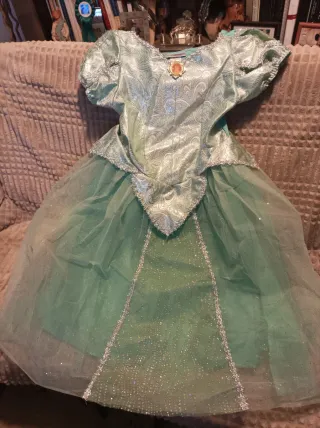 Disfraz Ariel Lujo Disneyland Niña 7 a 9 años.