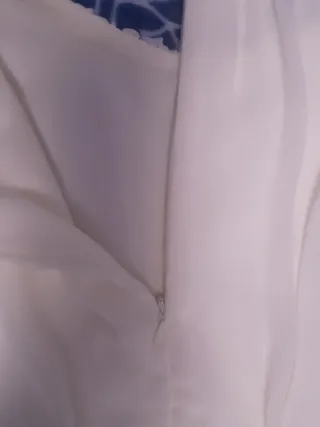 Vestido blanco niña encaje.