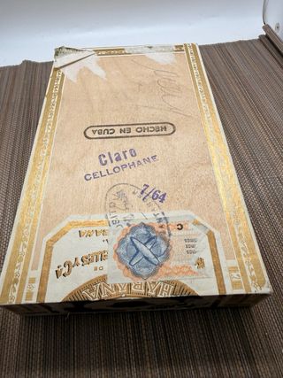 Antigua Caja Puros Maria Guerrero Habana 1964