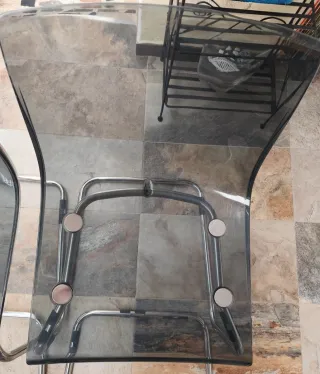 Conjunto 4 Sillas Tobías Ikea Transparentes