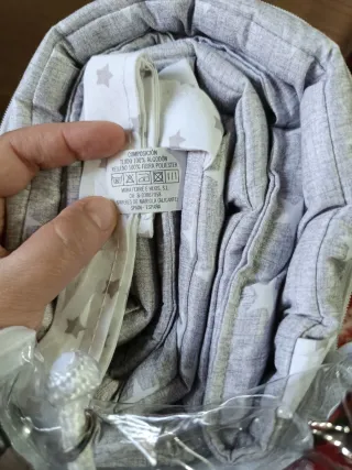 Protector cuna o chichonera estrellas Interbaby