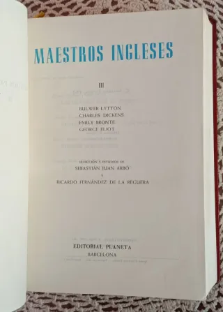 Maestros Ingleses Editorial Planeta volumen III