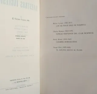 Maestros Ingleses Editorial Planeta volumen III