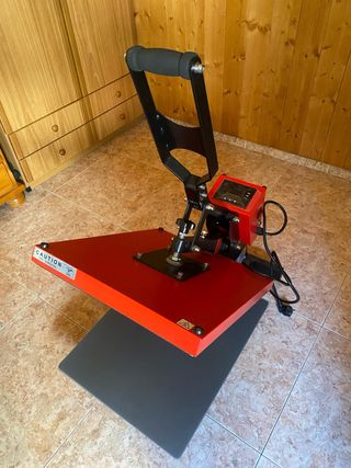 Prensa de Serigrafía Roja