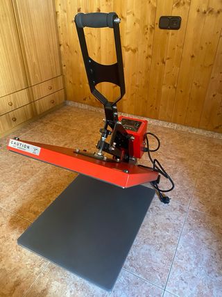 Prensa de Serigrafía Roja