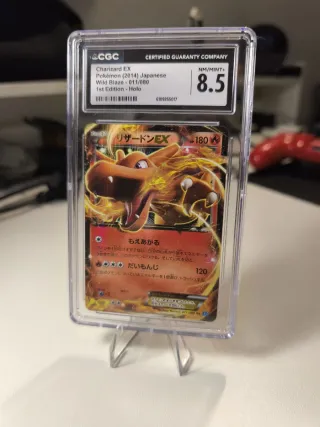 Charizard EX 1st Edition 011/080 JP - CGC 8.5