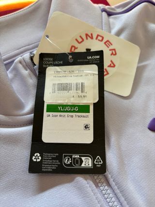 Conjunto chándal Under Armour color lila