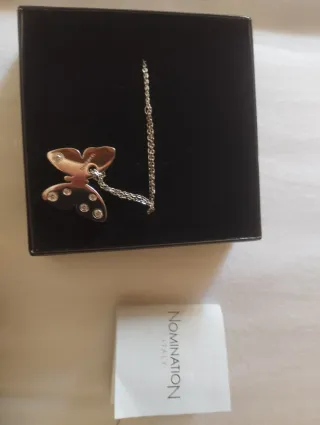 Collana Nomination Farfalla con Cristalli