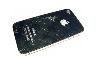 iPhone 4 Apple Negro/Plateado