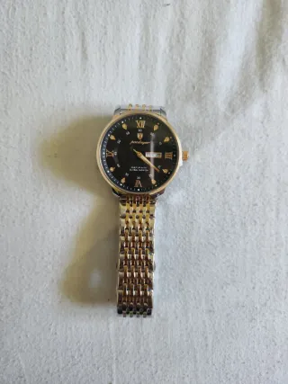 Reloj Poedagar Plateado y Dorado Hombre