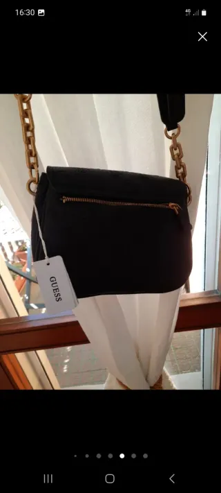 Borsa tracolla Guess nera