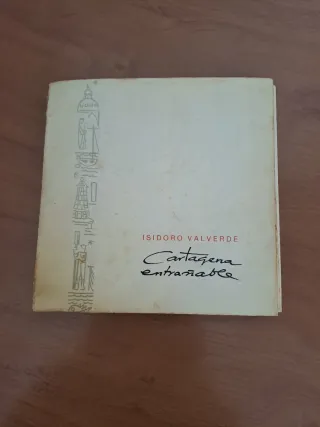 Libro antiguo historia de Cartagena