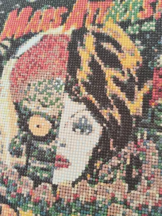 Cuadro "Mars Attacks" Diamantes