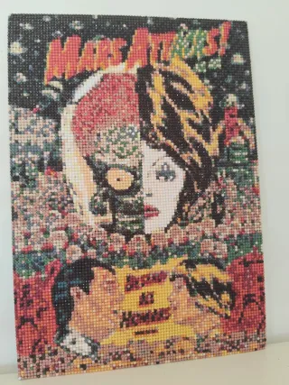 Cuadro "Mars Attacks" Diamantes
