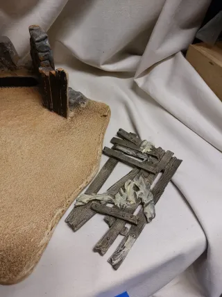 Belén Metálico 7cm Belenes del Mundo con portal