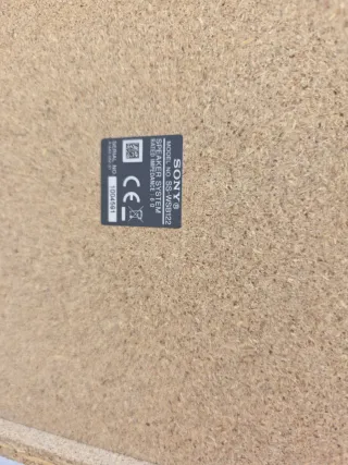 Altavoces Sony Negros y subwoofer