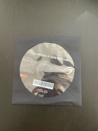 DVD Drivers ASUS ROG original B550-F Gaming WiFi