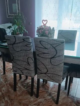 6 Fundas Sillas Comedor Nuevas