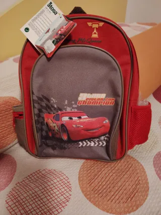 Mochila Cars Rayo McQueen Sin estrenar