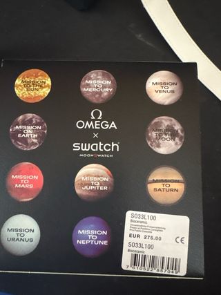 Omega x Swatch Mission to uranus