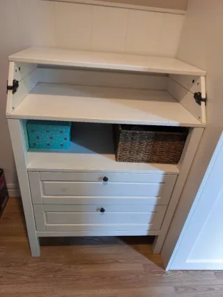 Cambiador Bebé Sundvik Blanco