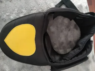 Sillón Portabebés Negro y Amarillo