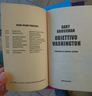 Gary Grossman Obiettivo Washington 2006 Thriller