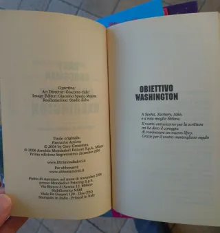 Gary Grossman Obiettivo Washington 2006 Thriller