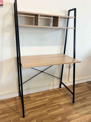 Escritorio Estilo Industrial Navas con Estante