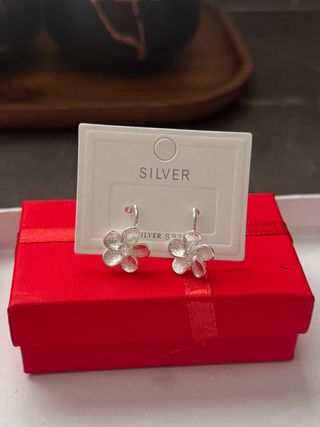 Orecchini fiore zircone Argento 925