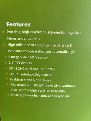 Escáner de negativos y diapositivas DIGITNOW!